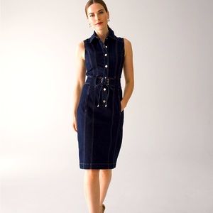 NWT WHBM Denim Dress